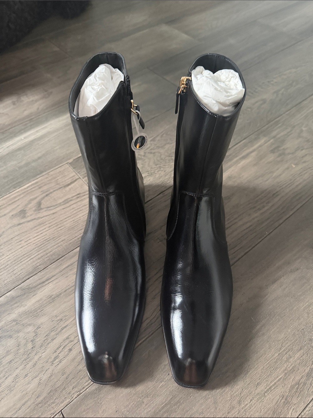 Khaite Colt ankle boot in black 40.5
